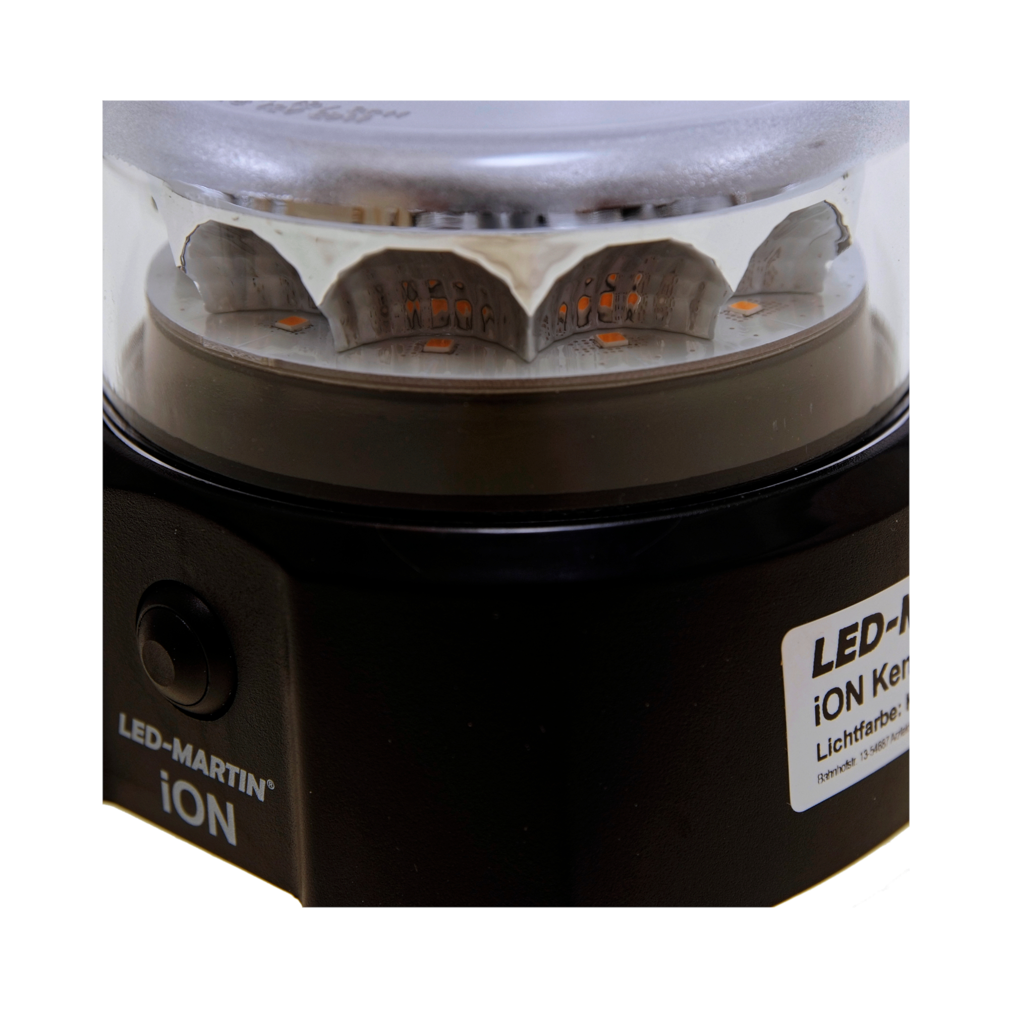 LED Akku-Rundumleuchte,Akku Kennleuchte mit Ladekabel und Magnethalte