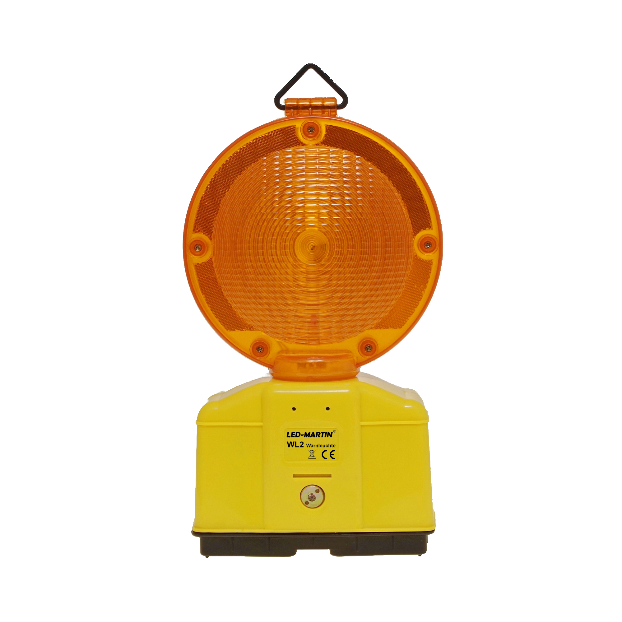 Dinfu 2 Stück 16,8-Zoll Blinken LED Warnleuchte Orange + weißes  Leuchtfeuer, Sicherheitswarnleuchten mit 32 LEDs für Baufahrzeuge, LKWs  (mit Zigarettenanzünder)-26 modes: : Auto & Motorrad