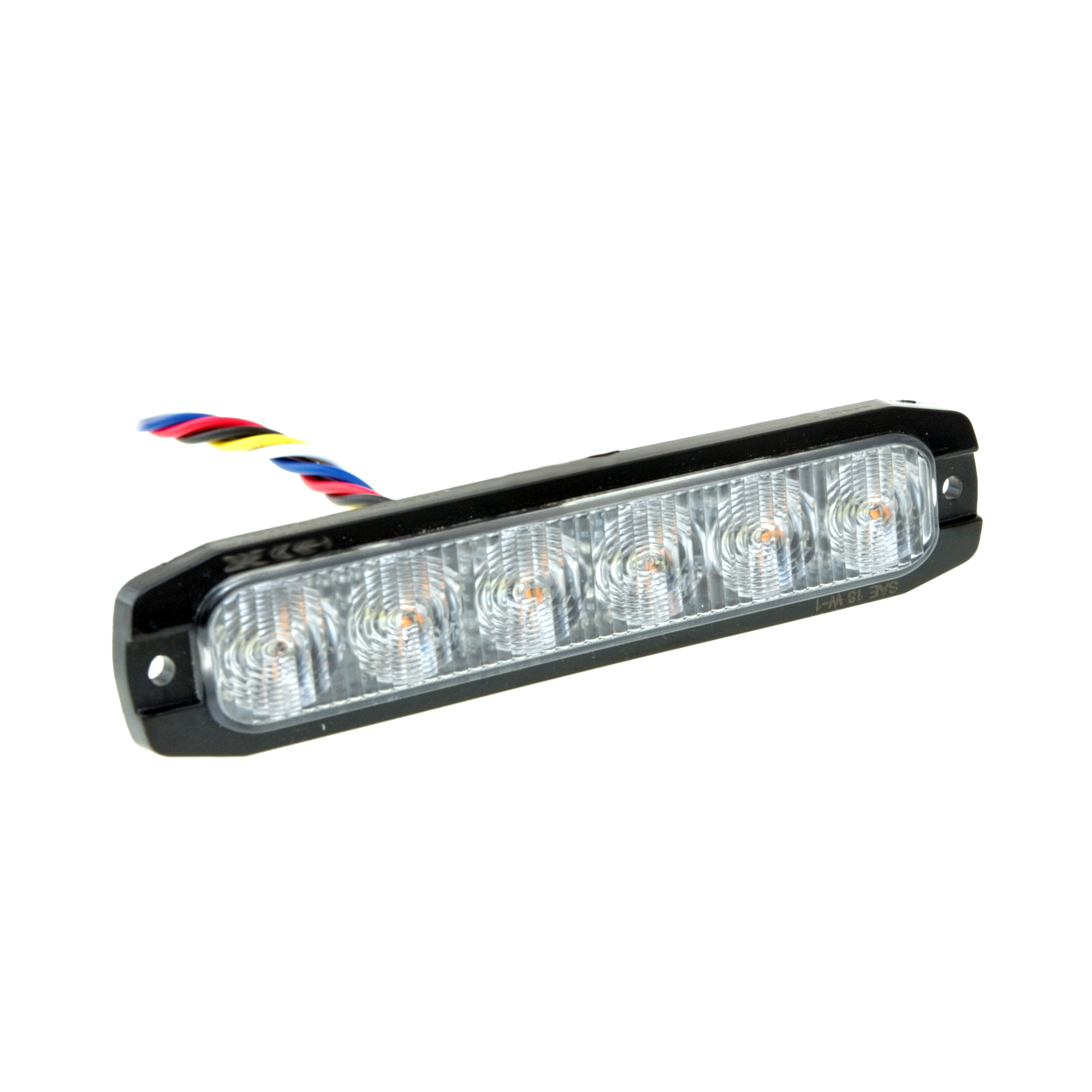 LED Frontblitzer - Serie 3766, LED Modul, F.L.: klar, LEDs: DUAL GELB