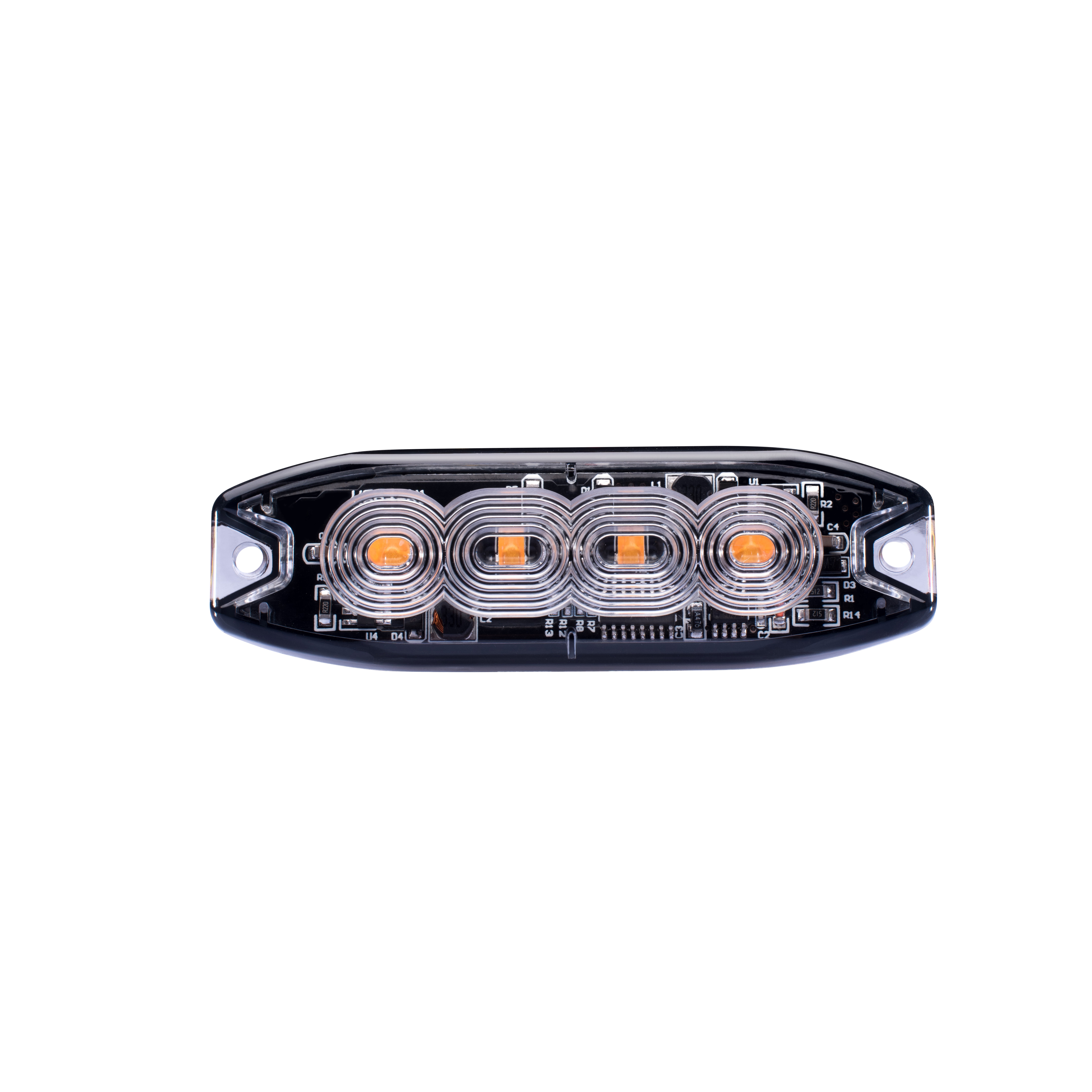 LED Rundumleuchte mit 4 Blitzmuster 12V 24V ECE R65 R10 E9 für LKW
