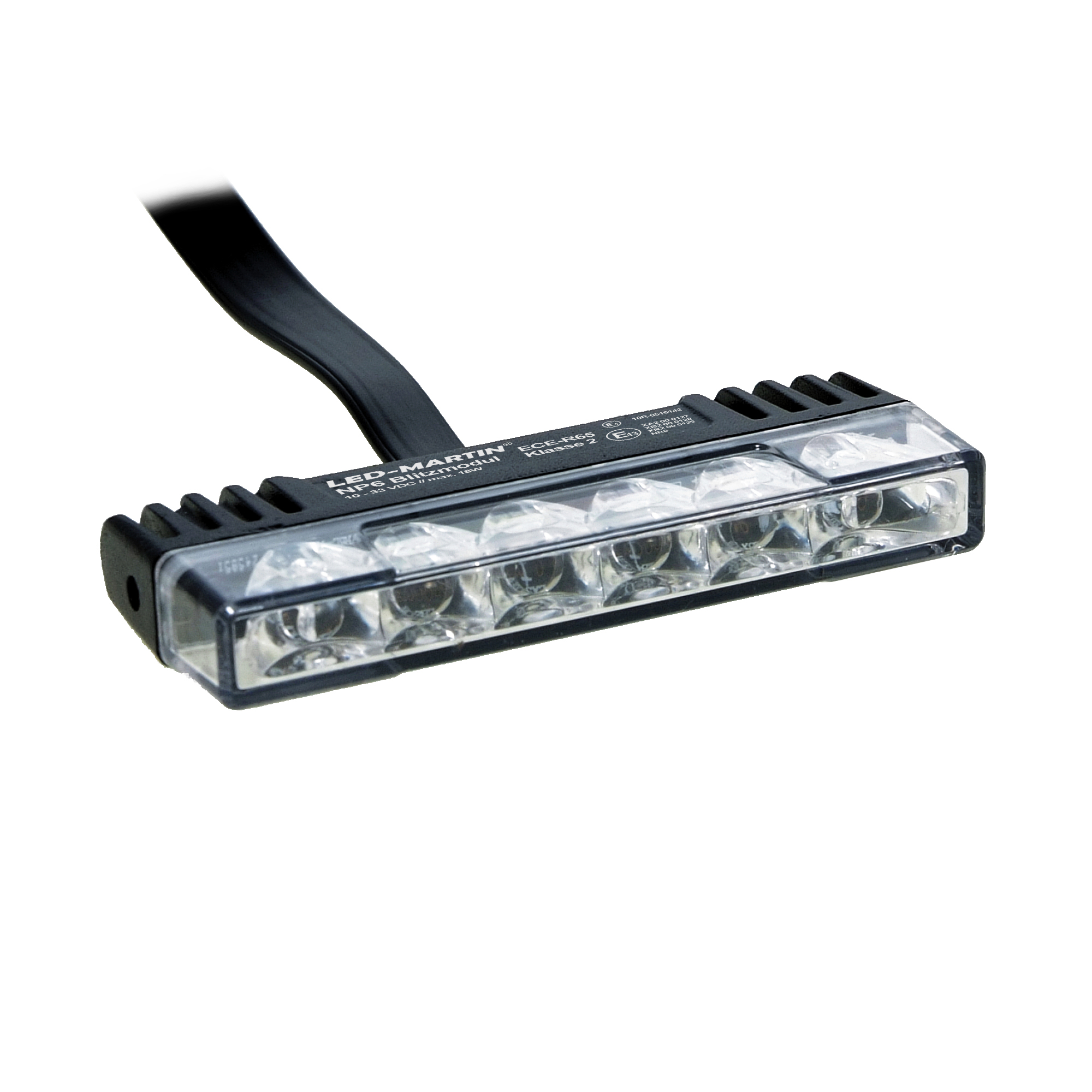 LED Blitzer ultra dünn Serie Intensity 6 LEDs orange ECE-R65-241, Vorteilspack