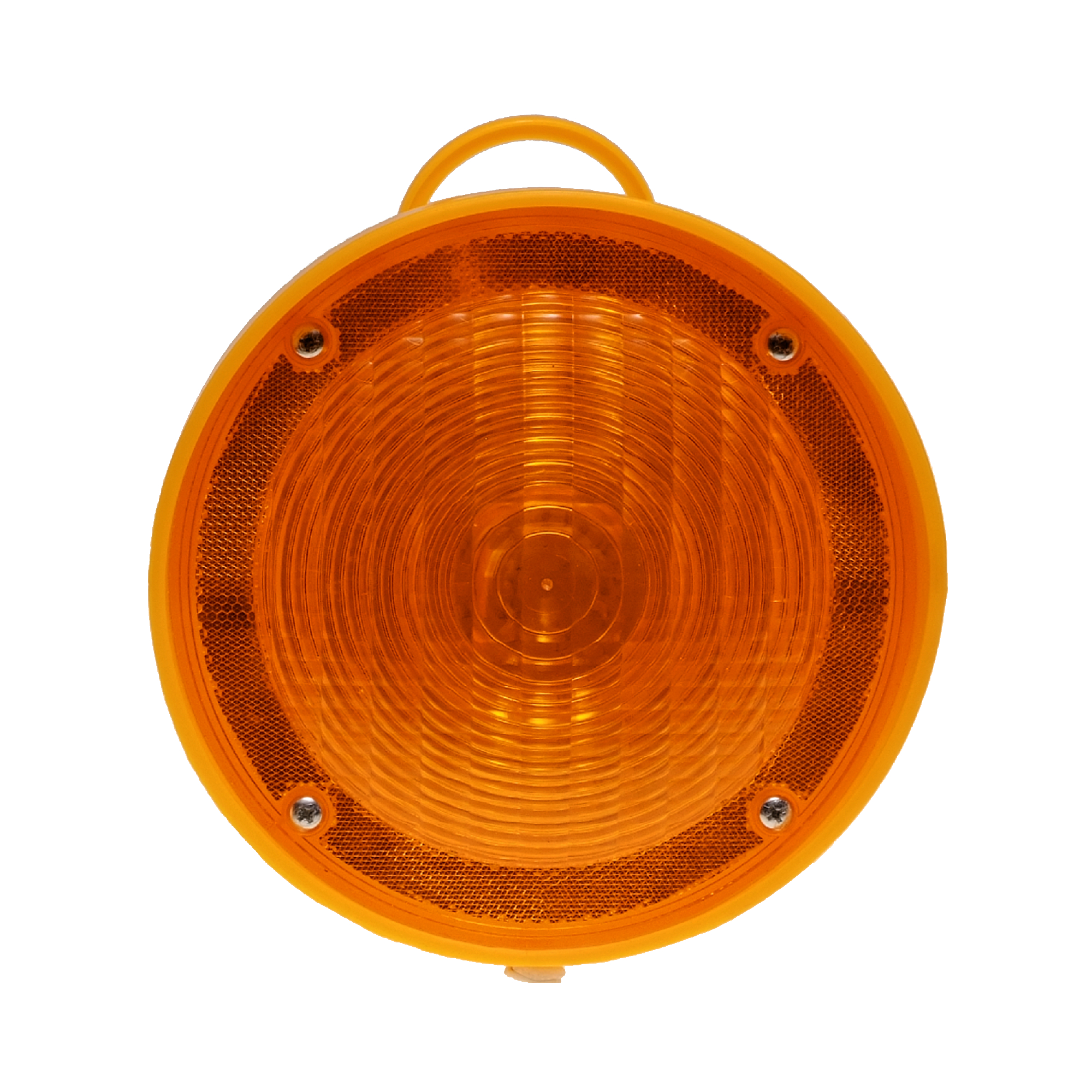 Leitkegel zum Falten, LED-Blinklicht, Tasche, orange/silber reflk