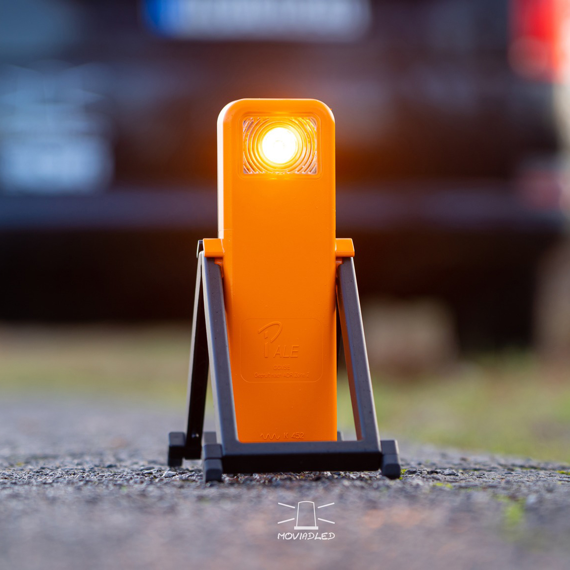LED-Warnblinkleuchte, orange, TÜV-geprüft, ADR zugelassen, 90 x 30 x 208  mm, bei Brewes kaufen