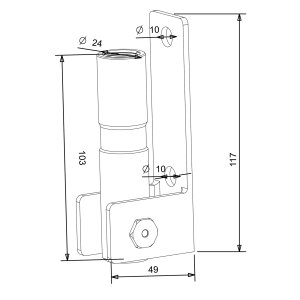 LED-MARTIN® 6er Sparset SU5 Umrissleuchte - inkl. Halter - gelb/orange - zugelassen für den