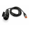 Adapter 13-polig Anhängerstecker auf Deutsch DT...