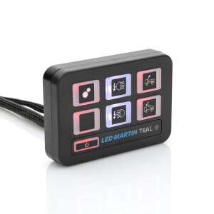 T6AL Schalteinheit - 6 - Schalter-/Tastfunktion mit integrierten Relais und Lichtsensor, max. 40A
