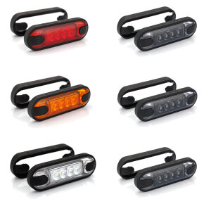 SLIM LED Positions- und Seitenmarkierungsleuchte - klassisch oder dark
