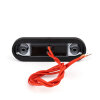 SLIM LED Schlussleuchte - rot - graphite