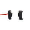 SLIM LED Schlussleuchte - rot - graphite