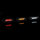SLIM LED Schlussleuchte - rot - graphite