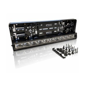 LPlight 2E Kennzeichenhalter mit zulässigem Fernscheinwerfer | 100W | 2x Ref 25 (als Paar bauartgenehmigt)