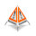 Faltsignal mit Warnsymbol VZ 101 - 70cm - Baumarbeiten - reflektierendes Warndreieck