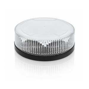 B23 LED-Rundumkennleuchte (3-Punkt-Verschraubung) – Gelb / klare Lichtscheibe