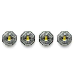 OF01 4er Set Lichtmodule - blau - blitzend