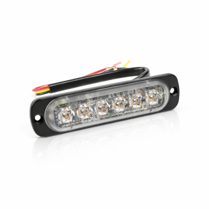 ST6 Frontblitzer - gelb - AUTO DIM Klasse 2 | 12V/24V | horizontal
