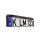 2PX Kennzeichenhalter mit integrierter LED Beleuchtung | 12-36VDC | 1,5m Kabel