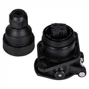 24V Steckdose mit Schraubanschluss 15 polig