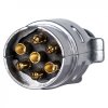 7-poliger Metallstecker 12 V mit Überwurfmutter