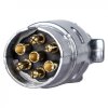 12V Metallstecker mit Gummidichtung 7 polig