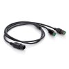 2-POLIG SPLITTER 30cm -> 60cm + 60cm | f. DEUTSCH DT | Y-Verteiler mit Kabel