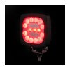 REDLUXAR - Arbeitsscheinwerfer - rot - 101x50,5mm - 12V/24V