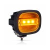 LUMEXA Arbeitsscheinwerfer - 100x60mm - 12V/24V - mit gelben Warnlicht