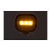 LUMEXA Arbeitsscheinwerfer - 100x60mm - 12V/24V - mit gelben Warnlicht