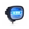 LUMEXA Arbeitsscheinwerfer - 100x60mm - 12V/24V - mit blauem Blitzlicht
