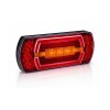 CLEOmax - LED Rückleuchte universal - 162x30,5mm - 12V/24V - Multifunktionsleuchte mit Neon-Positionslicht, Blinker, Bremslicht, Nebelschluss- & Rückfahrlicht