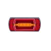 CLEOmax - LED Rückleuchte universal - 162x30,5mm - 12V/24V - Multifunktionsleuchte mit Neon-Positionslicht, Blinker, Bremslicht, Nebelschluss- & Rückfahrlicht