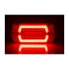 CLEOmax - LED Rückleuchte universal - 162x30,5mm - 12V/24V - Multifunktionsleuchte mit Neon-Positionslicht, Blinker, Bremslicht, Nebelschluss- & Rückfahrlicht