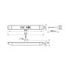LIZARD - LED Heckleuchte - 252x27mm - 12V/24V - schmale Lightbar mit dynamischem Blinker, Bremslicht & Positionslicht