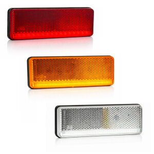 slim XS Positions- / Seitenmarkierungs- Rückleuchte mit Reflektor und Montageplatte