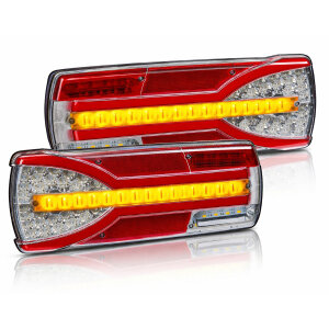 Carmen Rückleuchtenset für LKW, Trailer | 304x132 | Festanschluss | 6 Funktionen