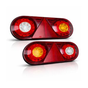 STELLA Rückleuchten Set links + rechts - 363x48mm - 12V/24V