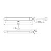 LIZARD - LED Heckleuchte - 252×27 mm - 12V/24V - schmale Lightbar mit statischem Blinker, Bremslicht & Positionslicht
