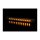 LIZARD - LED Heckleuchte - 252×27 mm - 12V/24V - schmale Lightbar mit statischem Blinker, Bremslicht & Positionslicht