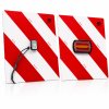LED-Warntafel-Set 423 × 423 mm – 2 Warntafeln...
