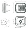 Kombi Rückleuchte KR3 - universal